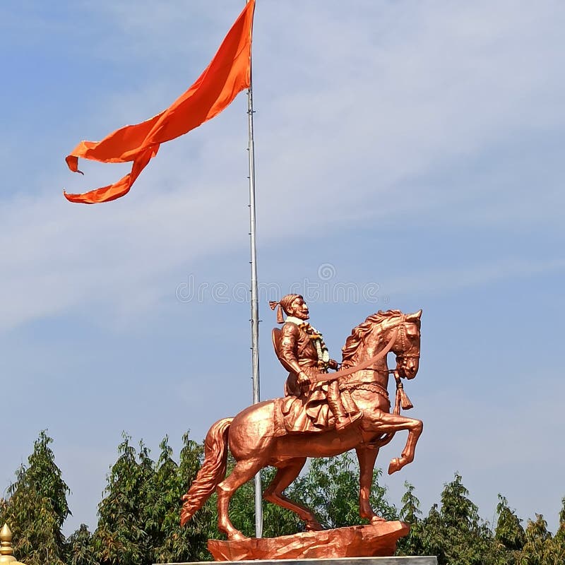 Indian Shivaji Maharaj God stock image. Image of utsav - 211570019
