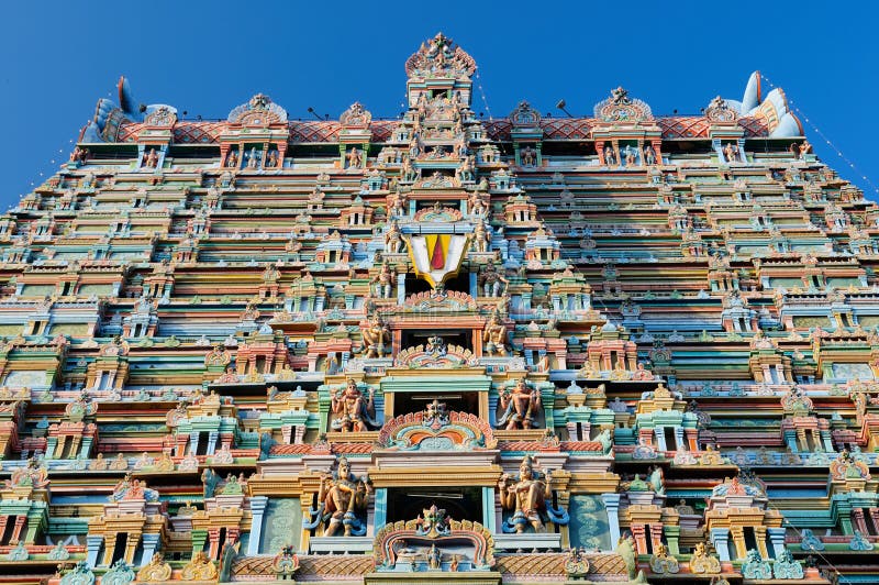 India - Srirangam Temple royalty free stock photography India - Srirangam Temple royalty free stock photography