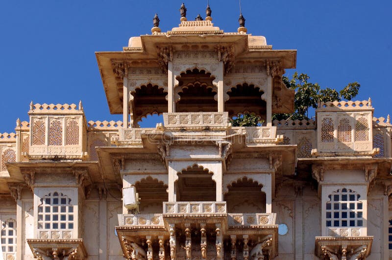 India, Udaipur: city palace