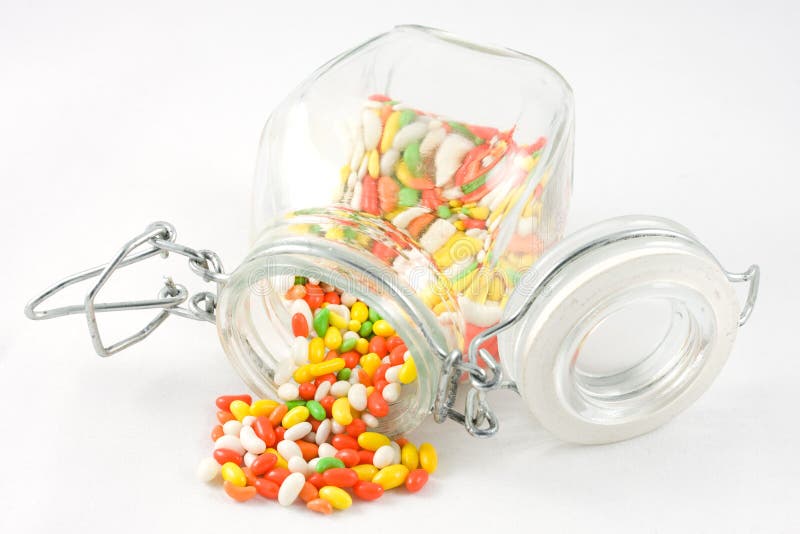 Indian Aniseed Candy In A Kilner Style Jar Stock Image Image of drop