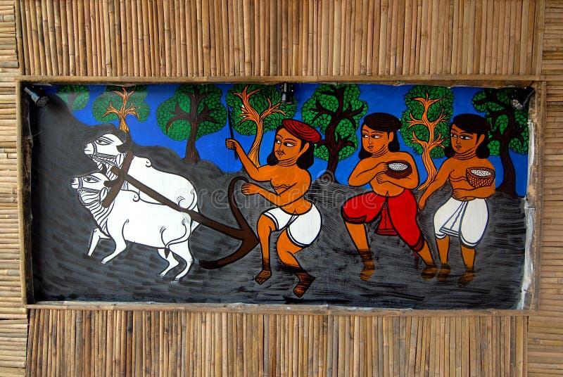 Indian Art During Durga Festival