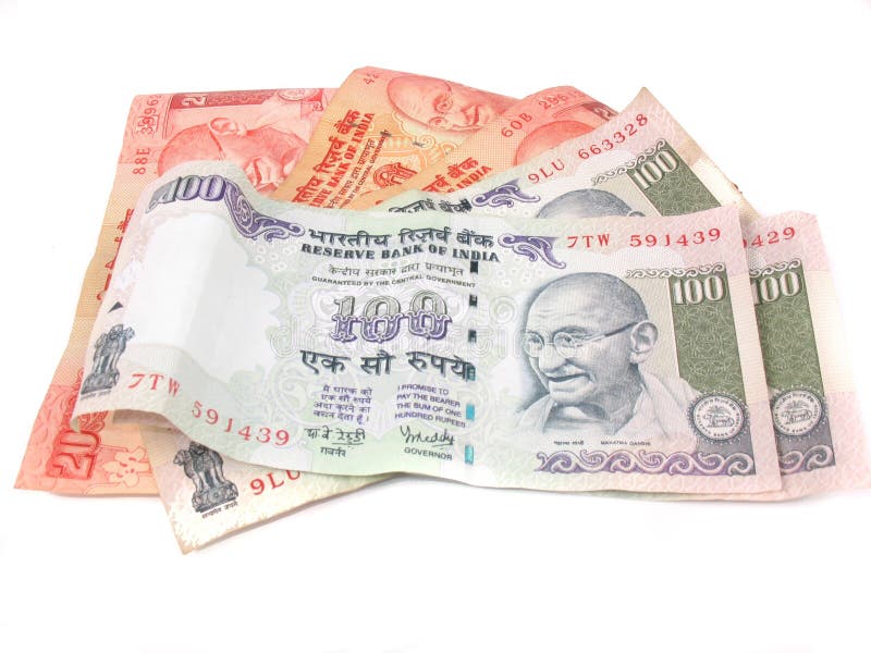 Indian banknotes. royalty free stock images