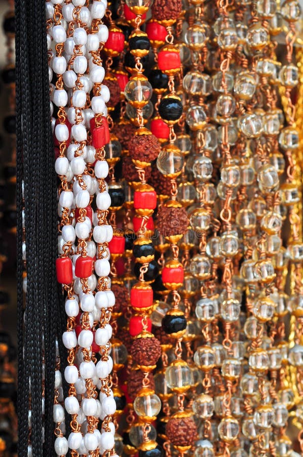 Indian Beads in Local Market in Pushkar. Stock Image Image of artificial, asian 28978941