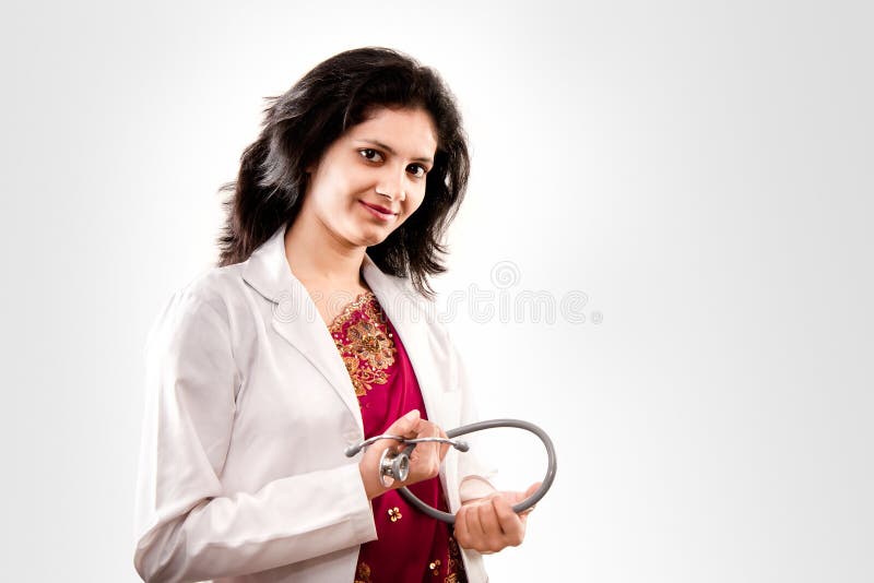 Indian beautiful female doctor
