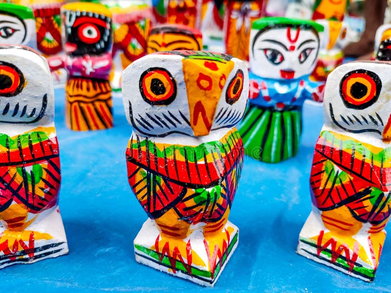 Indian Beautiful traditional wooden doll selling in a festival stock photography Indian Beautiful traditional wooden doll selling in a festival stock photography