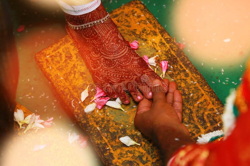 Indian Hindu Bride Groom Holding Hands Stock Photos Download 221