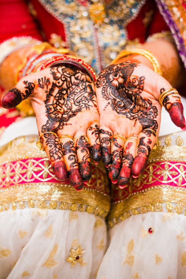 Indian Bride Hands. Soft Focus, Blur Stock Photo - Image of decorative ...