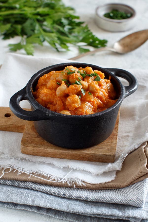 Indian Chana Masala or Chickpea Curry Stock Photo - Image of healthy