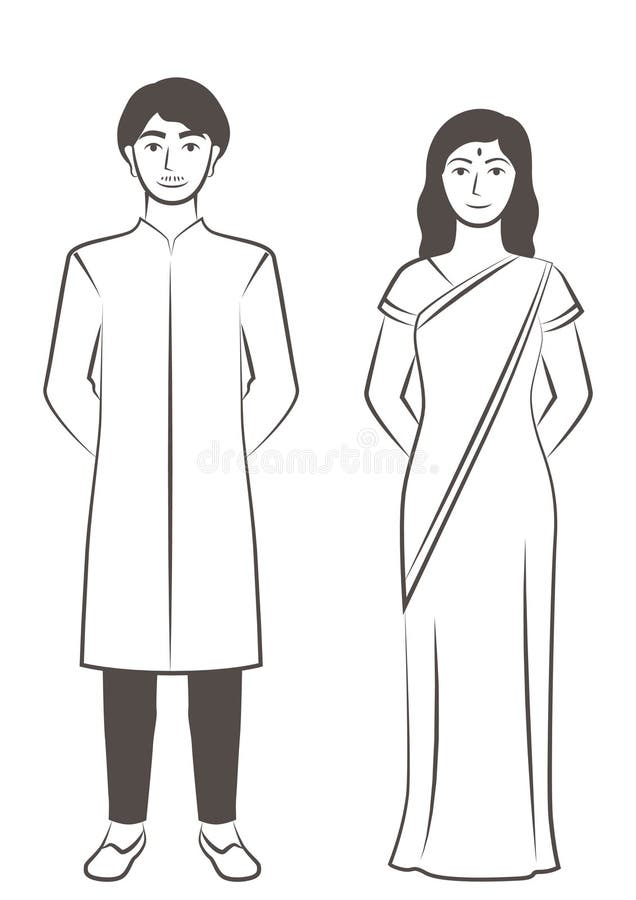 Fashion illustration for beginners | How to Draw Men's Ethnic wear | Kurta  Pajama Drawing | Sherwani - YouTube