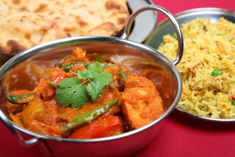 Indian Cuisine, Curry Meal Dinner Stock Photo - Image of dinner