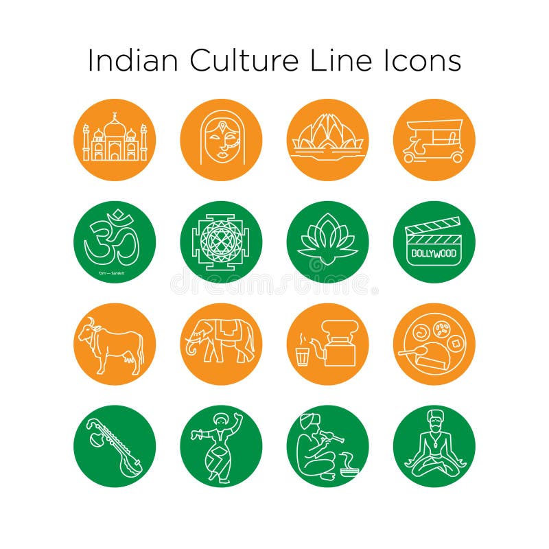 Indian Culture Religion National Icons Stock Illustrations – 225 Indian  Culture Religion National Icons Stock Illustrations, Vectors & Clipart -  Dreamstime
