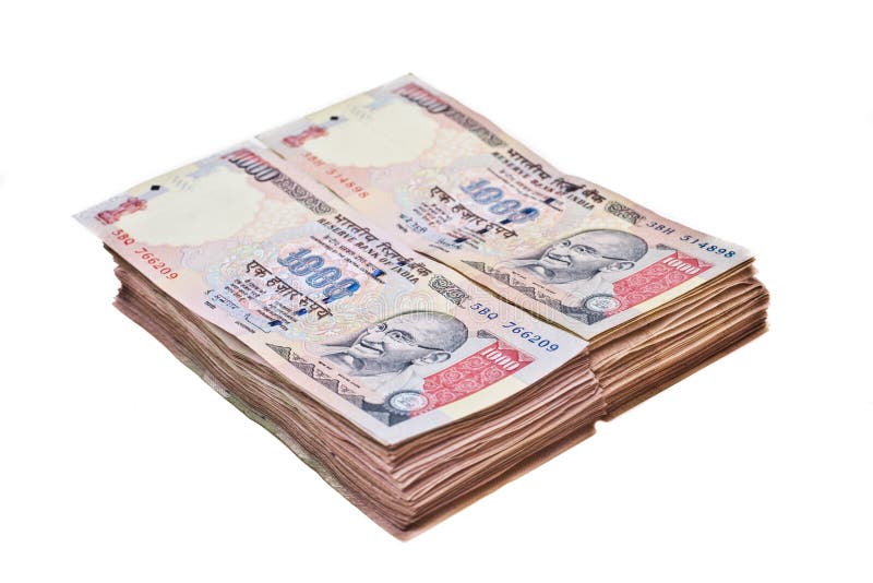 Indian Currency stock image