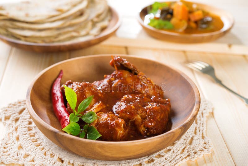Indian curry chicken. stock photo. Image of chicken, cuisine - 32562374