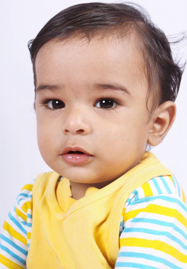 Indian Cute Boy Baby stock photo. Image of smiling, people 24598570