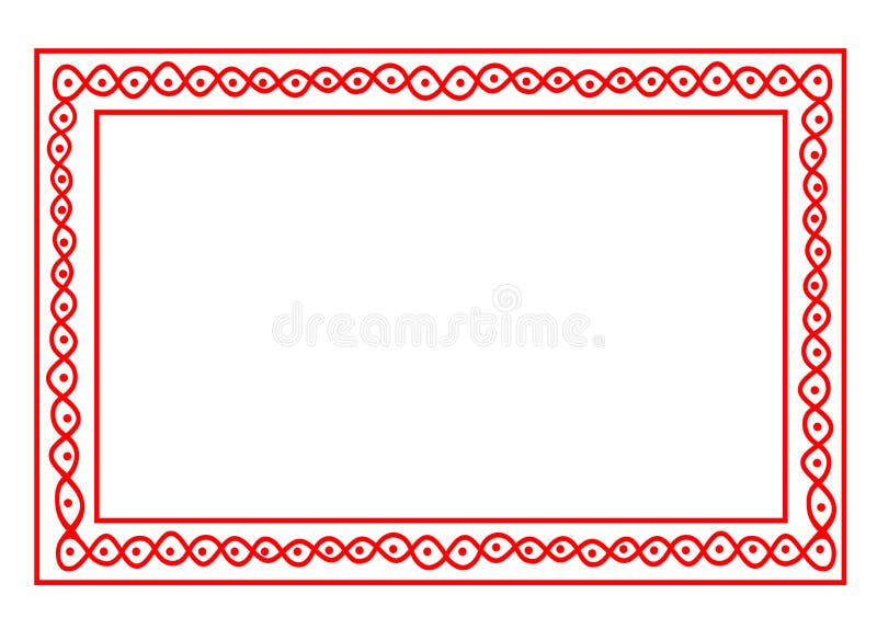 Indian design border frame