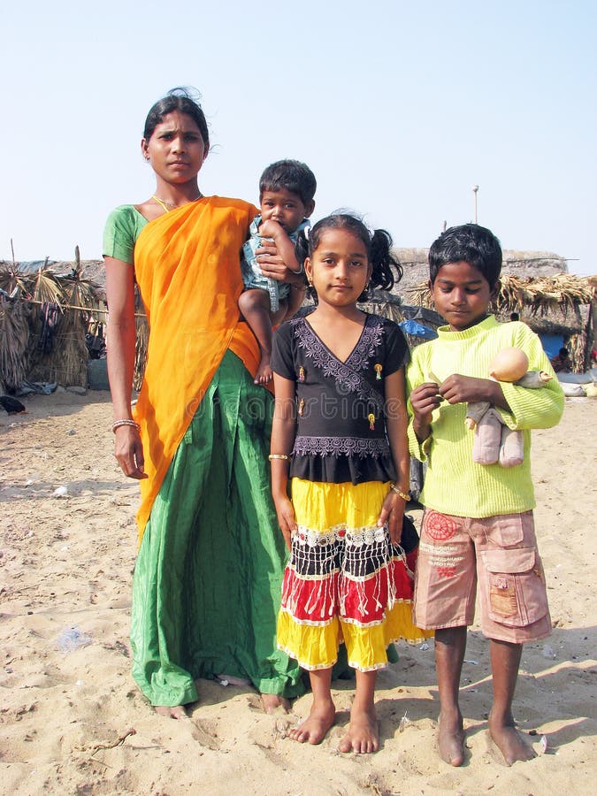 Indian Family editorial stock photo. Image of woman, india - 19869078