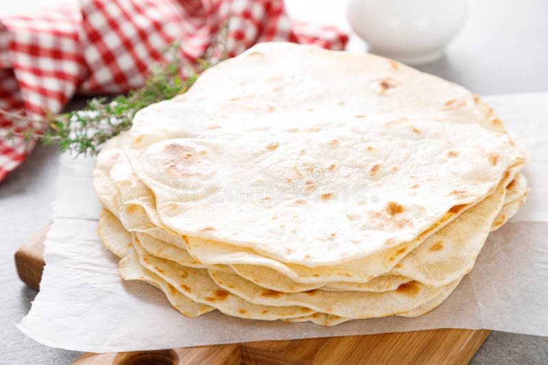Indian Flatbread Chapati, Thin Lavash, Pita Stock Photo Image of