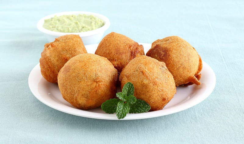 Indian Food Aloo Vada stock images Indian Food Aloo Vada stock images
