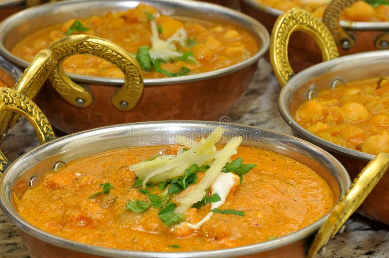 Indian food stock image. Image of cilantro, asia, butter 25788739