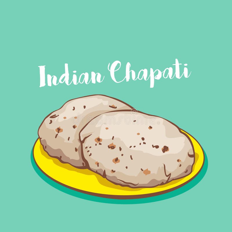 Chapati Stock Illustrations  385 Chapati Stock Illustrations Vectors   Clipart  Dreamstime