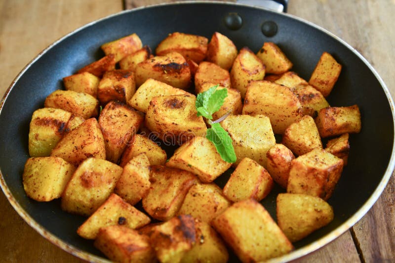 Indian Potato Curry stock image. Image of stainless, indian 8071873
