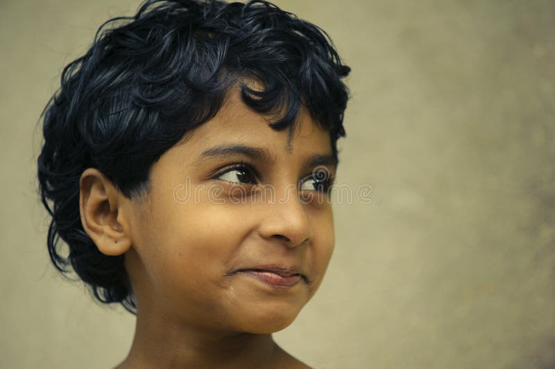 Indian Girl with Short Hair Stock Photo - Image of gender, beautiful:  8032062