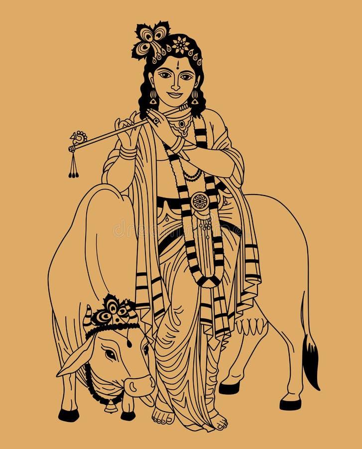 Pin on Krishna Coloring Pages