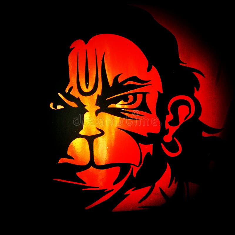 Indian God Hanuman,Jai Sree Ram. Ram Duth Hanuman Stock Illustration -  Illustration of indian, hanumann: 219891273