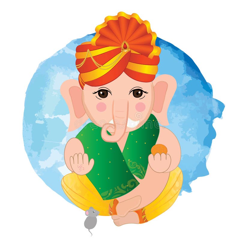 lord ganesh chaturthi vector art