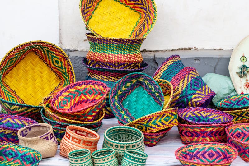 Indian Handicrafts Made by the Natives of Paraty Stock Image - Image of  brazilian, facade: 127460781
