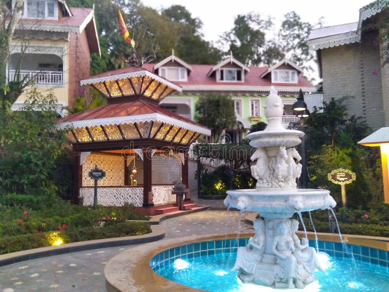 Indian Hotel with Fountain View Editorial Stock Photo Image of mayfair, beautiful 168089153