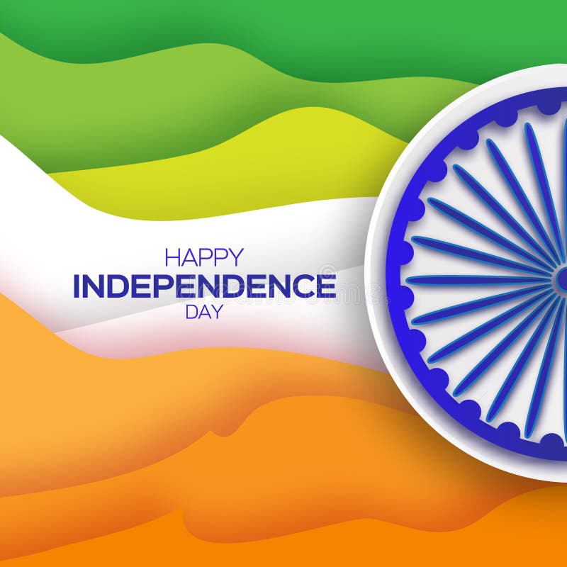 Poster or Banner for Indian Independence Day. Stock Illustration ...