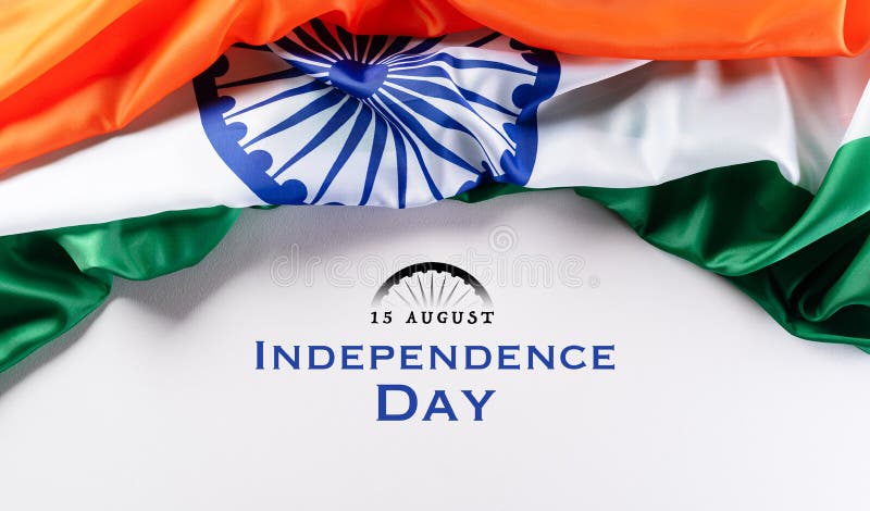 Indian Independence Day Celebration Background Concept. Indian Flag on  White Background for Republic Day and Independence Day Stock Photo - Image  of background, freedom: 192385290