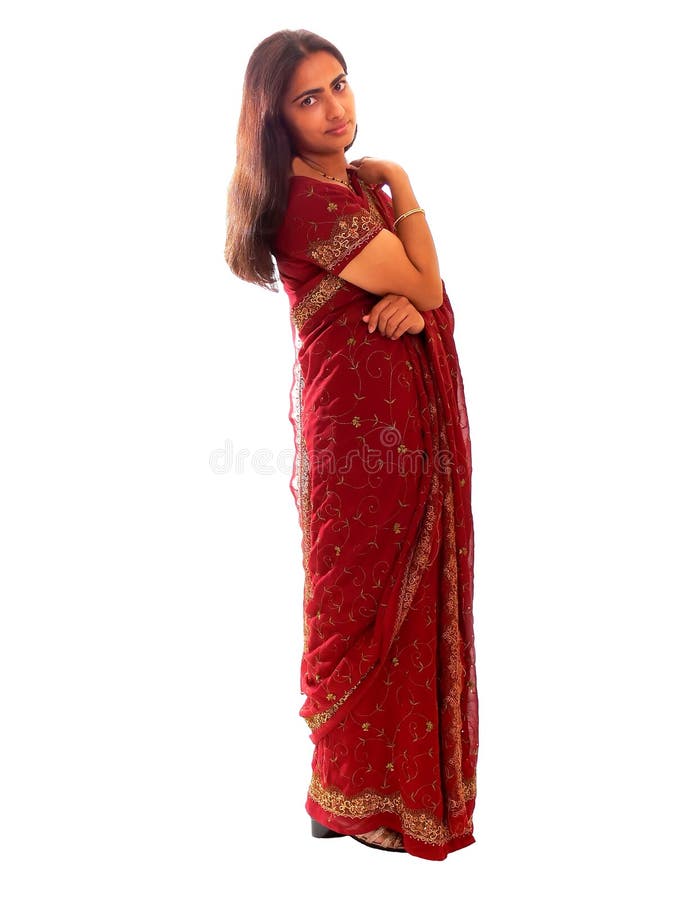 Indian lady in her native dres