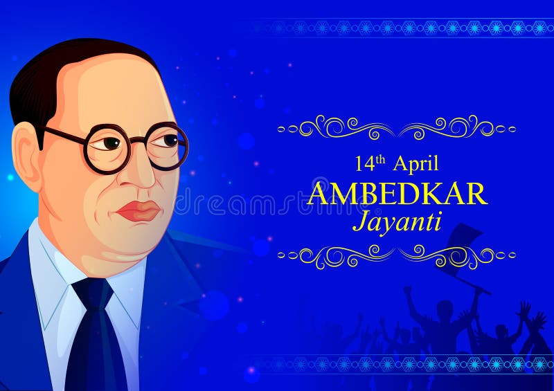 Indian Leader Dr Bhimrao Ambedkar Jayanti Background Stock Vector -  Illustration of government, dalit: 136566392