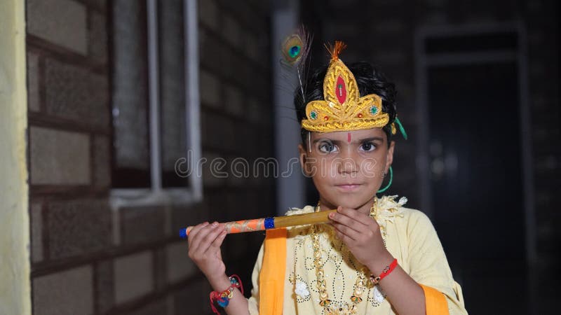 Dress your Kids in Krishna Dress, Baby Radha Costume for Janmashtami