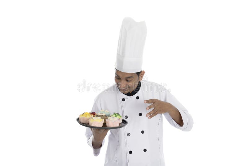 Indian Male Chef Stock Image Image Of Cook Isolated 66125449 