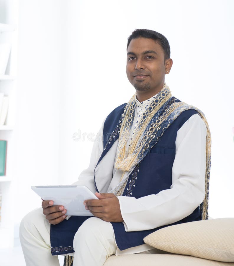 Indian male with tradtional dresss