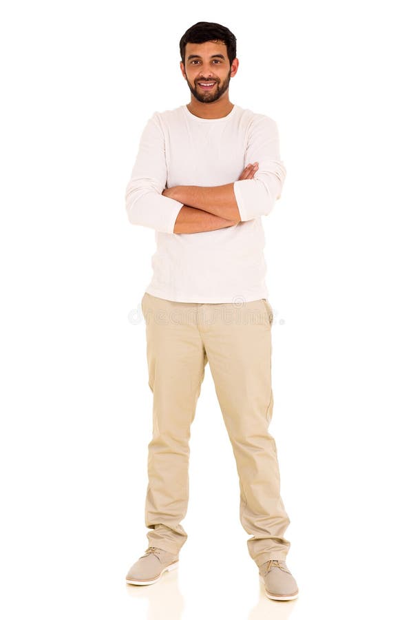 Indian man arms crossed stock image. Image of body, crossed 56799935