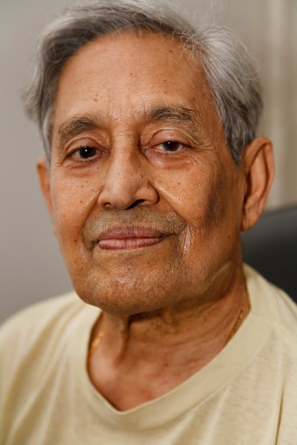Indian man gray hair stock photo. Image of headshot, eighties - 17933242