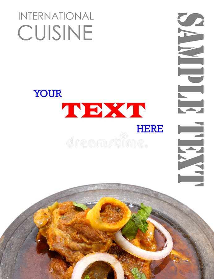 Indian Meat Dish or Mutton Curry Stock Photo Image of meat, gravy