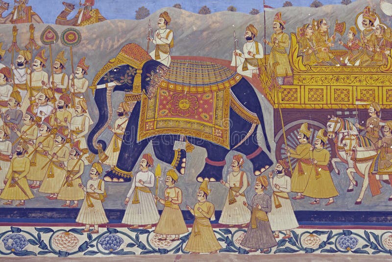 Indian Mural royalty free stock photos Indian Mural royalty free stock photos