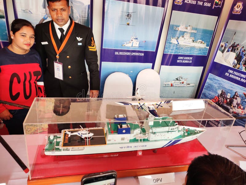 Indian navy officer stock image Indian navy officer stock image