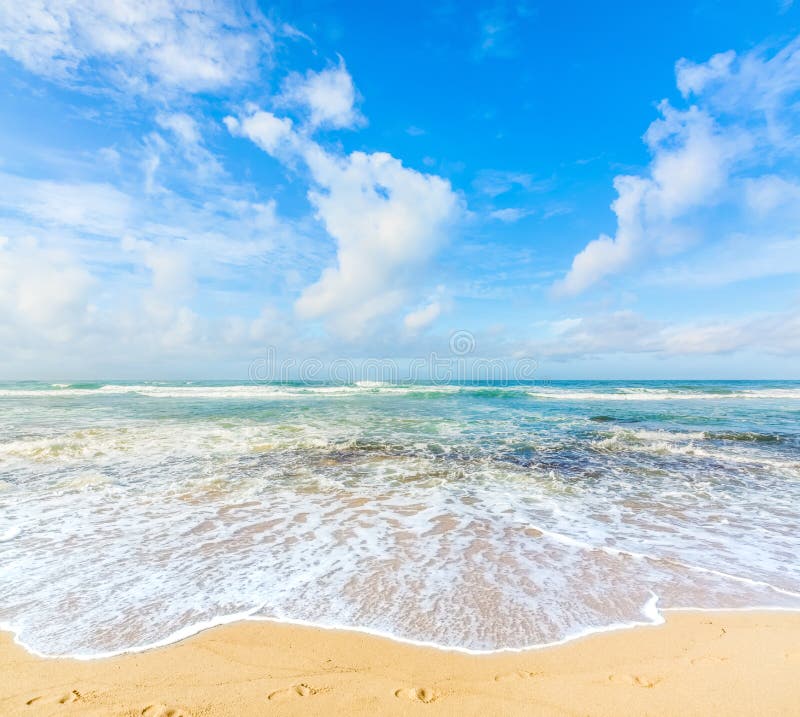 The Indian Ocean Landscape. Beautiful View of a Sea Stock Image - Image ...