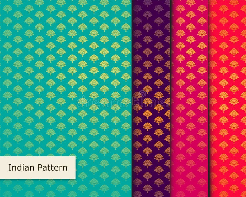 Indian Pattern - Detailed and easily editable stock illustration