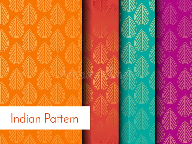 Indian Pattern - Detailed and easily editable vector illustration