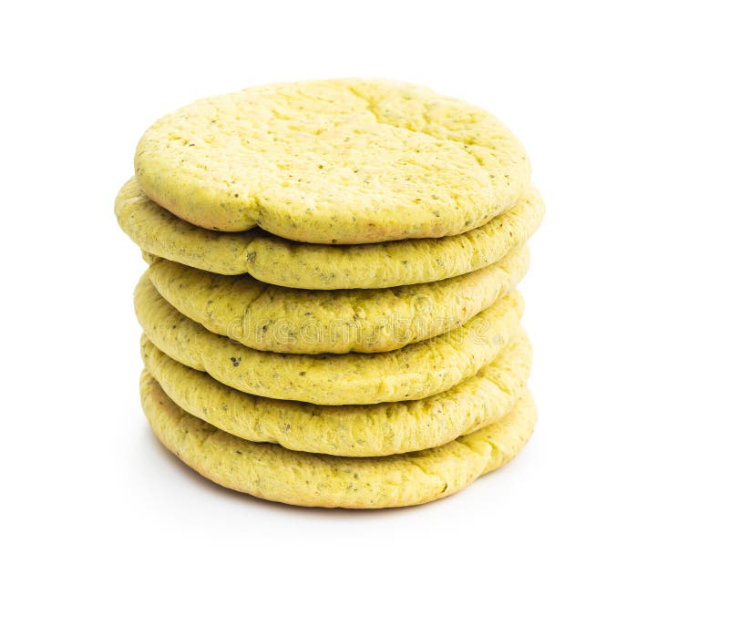 Indian Pita Bread with Green Salad and Tomato Stock Photo Image of