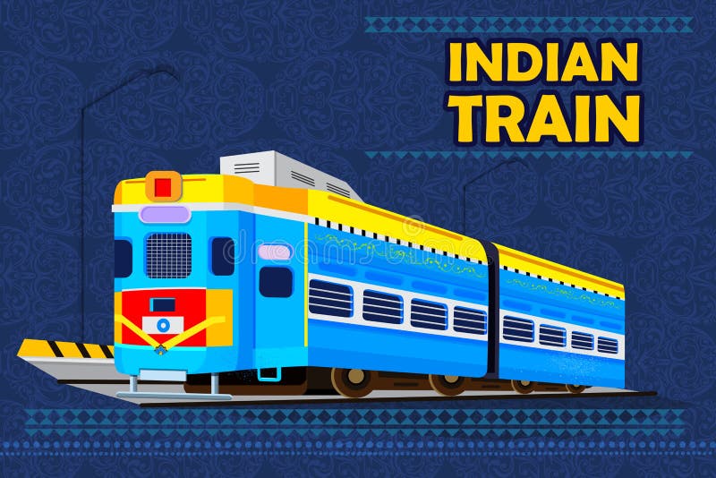 Indian Train Stock Illustrations – 405 Indian Train Stock Illustrations,  Vectors & Clipart - Dreamstime