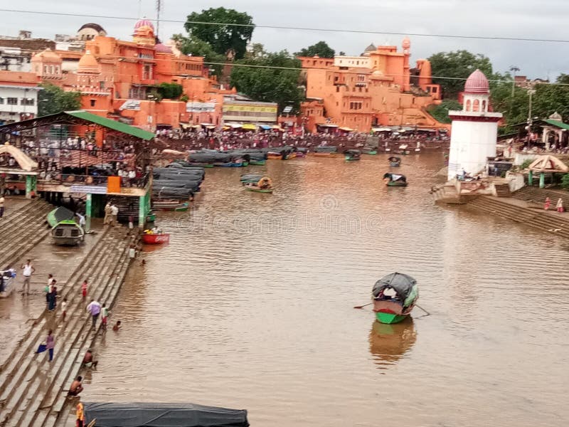 indian river an evening @ Ram Ghat, Chitrakoot