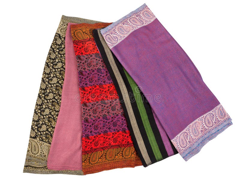 Indian scarf stock image